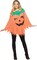The Costume Center Orange and Green Pumpkin Poncho Women Adult Halloween Costume - One Size